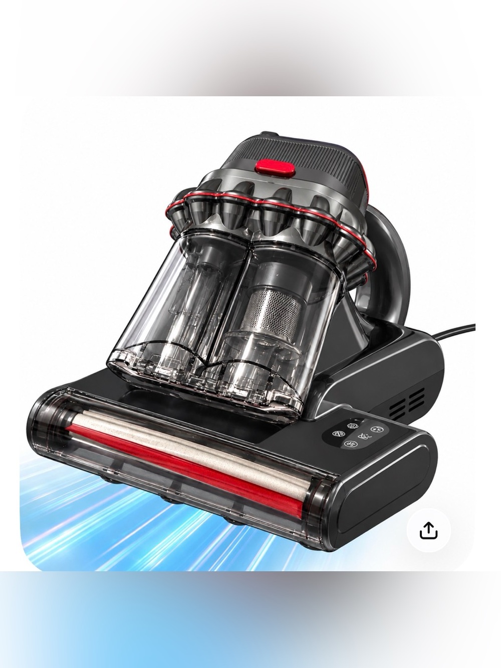 Dust mite Vacuum Cleaner for Bed 18Kpa with UV, Hot Air and High heating